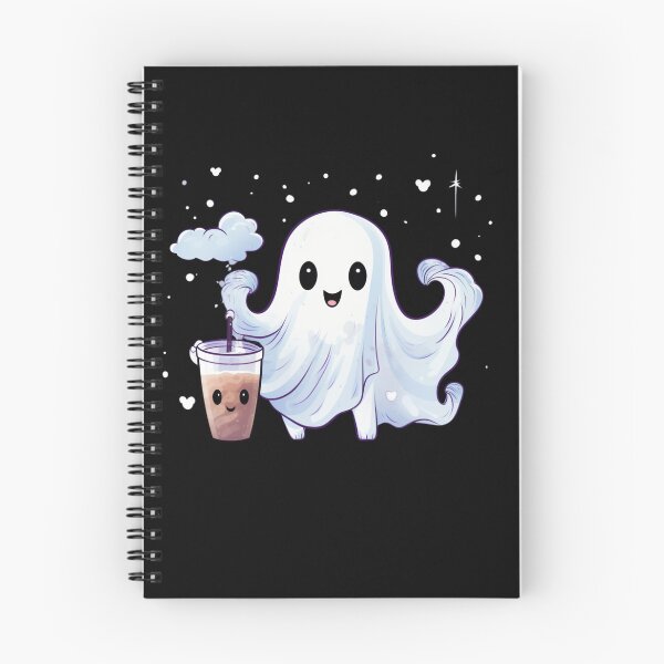 Item preview, Cute Ghost drinking coffee designed and sold by SMARTKIT  DESIGNAGENCY.