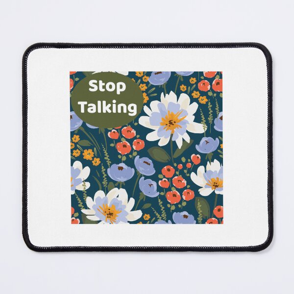 Item preview, stop talking designed and sold by doracreations.