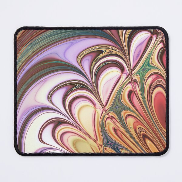Item preview, Pastel Feather Fractal designed and sold by pinkal.