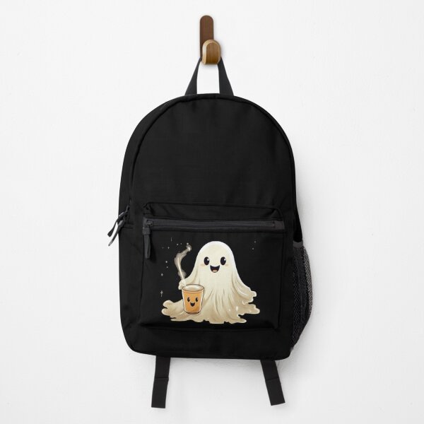 Item preview, Cute Ghost drinking coffee designed and sold by SMARTKIT DESIGNAGENCY.