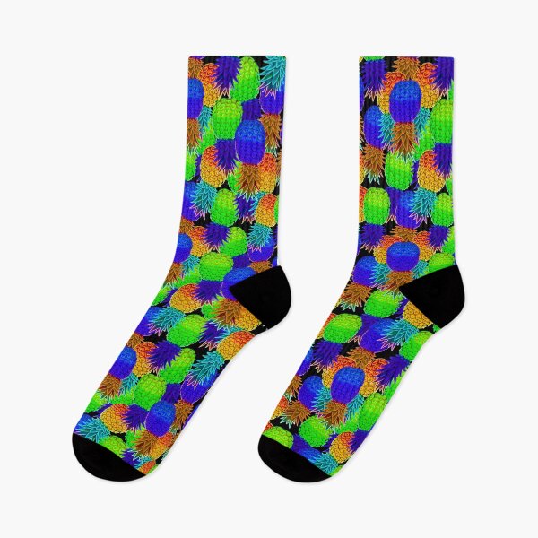 Item preview, Upside Down Neon Pineapple Pattern | IYKYK Vibrant Lifestyle designed and sold by JLEmporium.