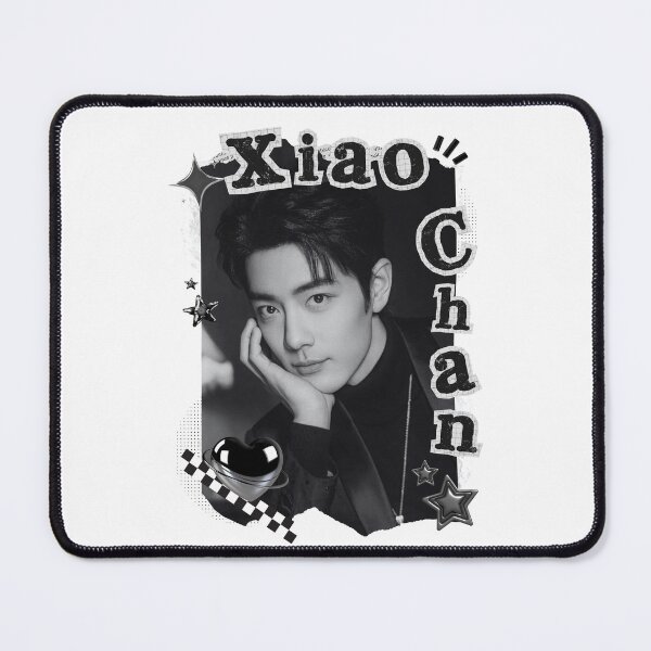 Item preview, Xiao Zhan C-Drama Actor Black and White Collage Design designed and sold by AJUNICE STUDIO.