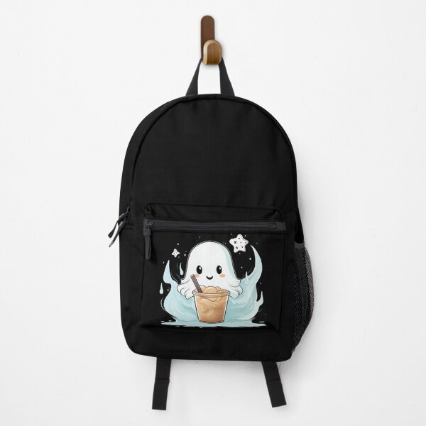Item preview, Cute Ghost drinking coffee designed and sold by SMARTKIT DESIGNAGENCY.