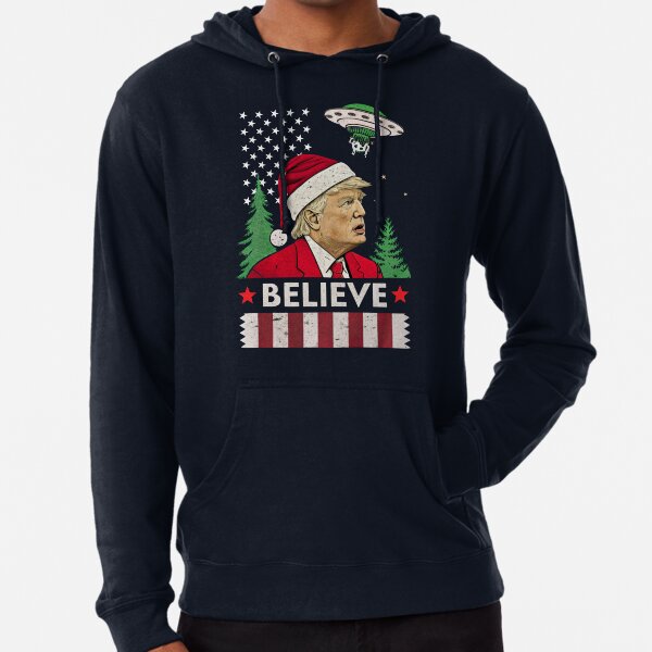 Item preview, Believe in the Phenomena - Funny Trump UFO Christmas  designed and sold by FocusedPatterns.