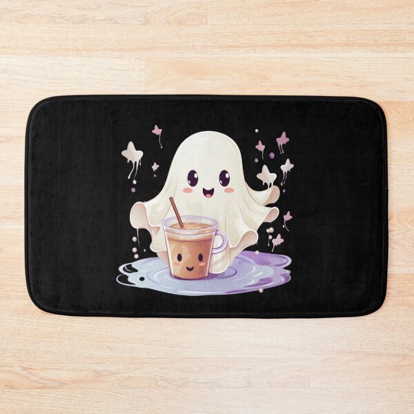 Item preview, Cute Ghost drinking coffee designed and sold by SMARTKIT  DESIGNAGENCY.