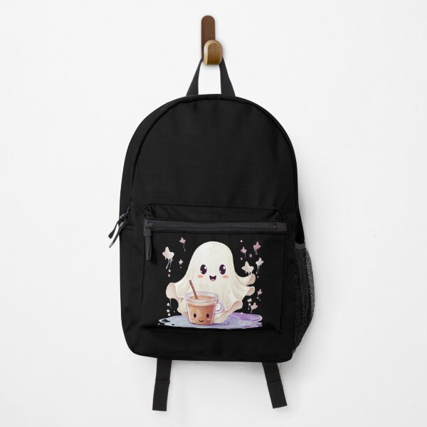 Item preview, Cute Ghost drinking coffee designed and sold by SMARTKIT DESIGNAGENCY.