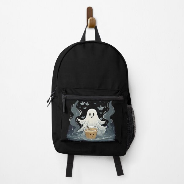 Item preview, Cute Ghost drinking coffee designed and sold by SMARTKIT DESIGNAGENCY.
