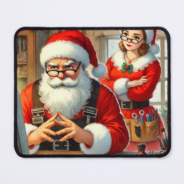 Item preview, Santa Claus Engineering Christmas designed and sold by ZT-Art.