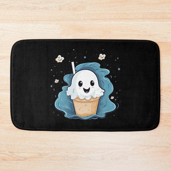 Item preview, Cute Ghost drinking coffee designed and sold by SMARTKIT  DESIGNAGENCY.