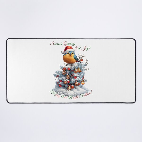 Item preview, Season's Greetings Bird, Holiday Cheer Art, Christmas Bird Design, Festive Winter Illustration designed and sold by BukkyStory.