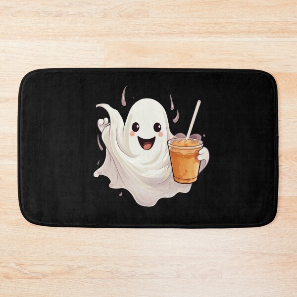 Item preview, Cute Ghost drinking coffee designed and sold by SMARTKIT  DESIGNAGENCY.