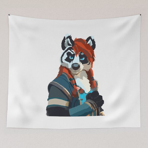 Item preview, Feudal Skunk Warrior guy designed and sold by KlakkDrawsStuff.