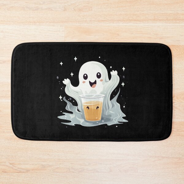 Item preview, Cute Ghost drinking coffee designed and sold by SMARTKIT  DESIGNAGENCY.