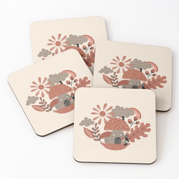 Item preview, Cute Worker Ant And A Mushroom House Illustration | Mushrooms, Berries And Happy Ant designed and sold by daniela-rus.