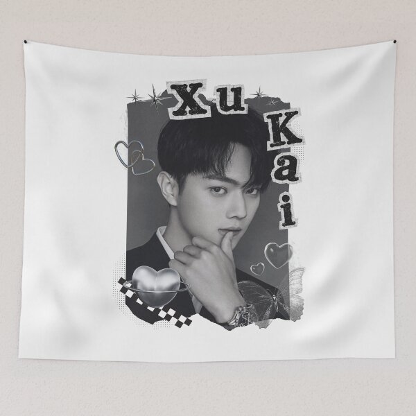 Item preview, Xu Kai C-Drama Actor Black and White Collage Design designed and sold by AJUNICE STUDIO.
