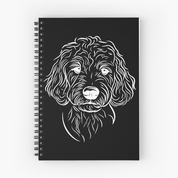 Item preview, Goldendoodle Line Art Design - White Minimalist Art for Goldendoodle Lovers designed and sold by meganohm.