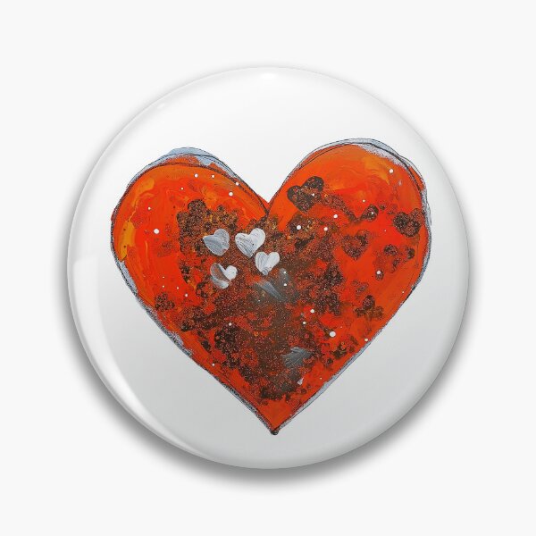 Item preview, Heart Painting by Artist Chris Paul designed and sold by ChrisPaulArt.