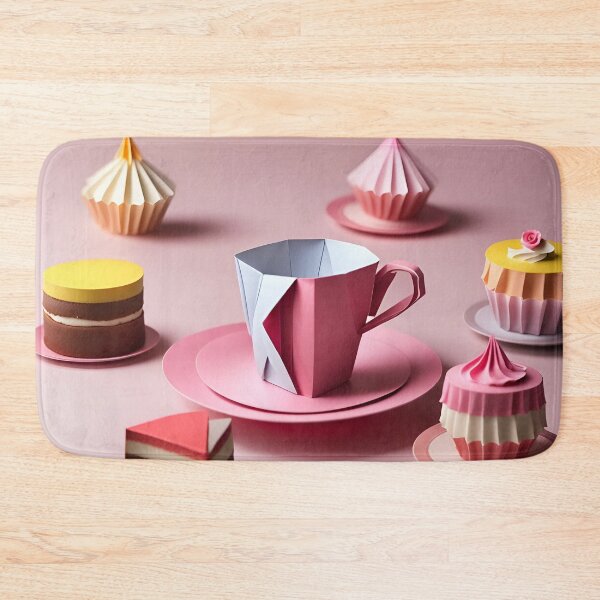 Item preview, Origami Art - Tea Time Delight: A Perfect Pairing of Elegance and Sweetness designed and sold by ArtfulFolds.