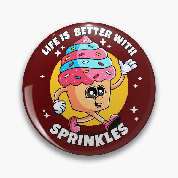 Item preview, Life is better with sprinkles cupcake designed and sold by messy-nessie.
