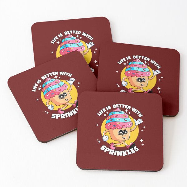 Item preview, Life is better with sprinkles cupcake designed and sold by messy-nessie.