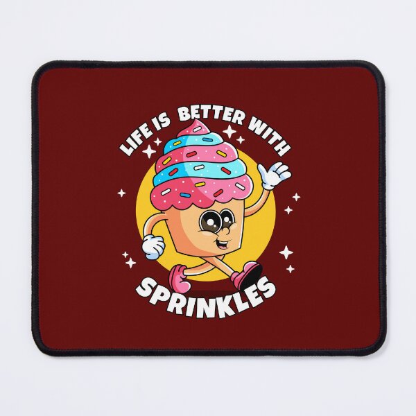 Item preview, Life is better with sprinkles cupcake designed and sold by messy-nessie.