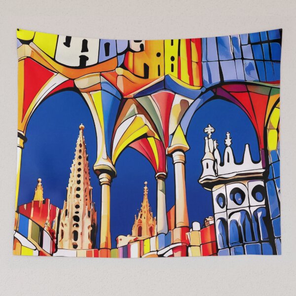 Aperçu de l'œuvre design moderne dans le style de Barcelone Gaudi créée et vendue par Bernsteinhaus.