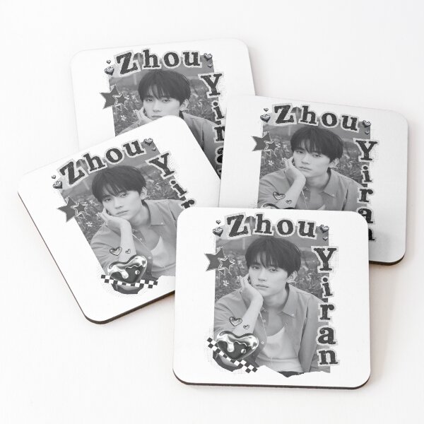 Item preview, Zhou Haoran C-Drama Actor Black and White Collage Design designed and sold by AJUNICE STUDIO.