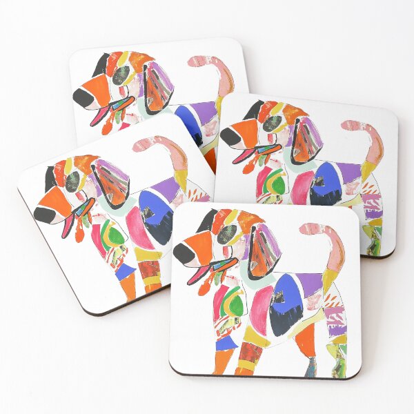 Item preview, Abstract Colorful Playful Dog designed and sold by ChrisPaulArt.