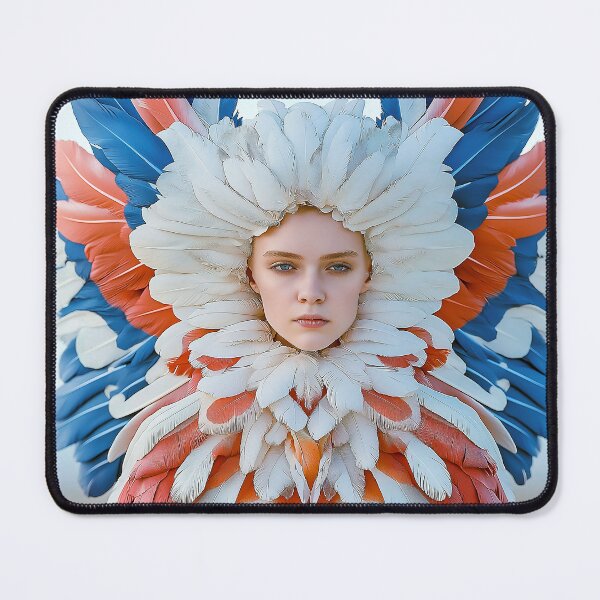 Item preview, "Elaborate Eagle Costume in USA Flag Palette" designed and sold by MacroArtHub.