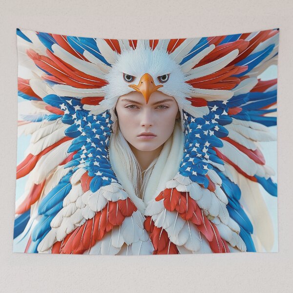 Item preview, "American Dream: Eagle Couture Masterpiece" designed and sold by MacroArtHub.