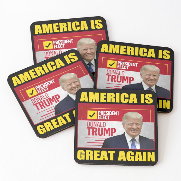 Item preview, President Elect Donald Trump America Is Great Again designed and sold by PerkyParakeet.