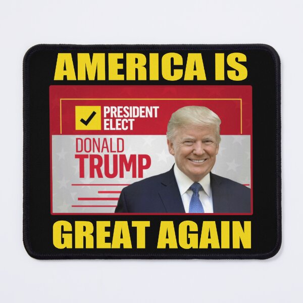 Item preview, President Elect Donald Trump America Is Great Again designed and sold by PerkyParakeet.