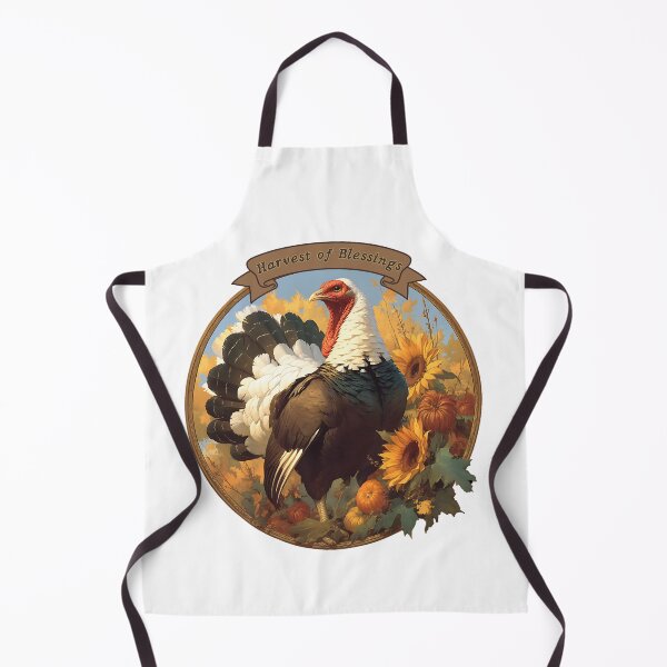 Item preview, Thanksgiving Turkey in Fall foliage, "Harvest of Blessings" designed and sold by MudcreekDesign.
