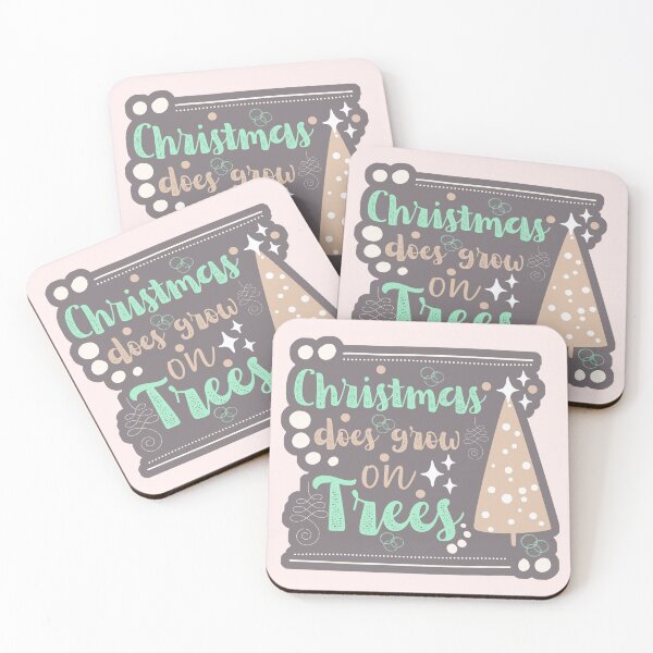 Item preview, Scandi Christmas Tree Cute Holiday Quote  designed and sold by Renata Illustrata.
