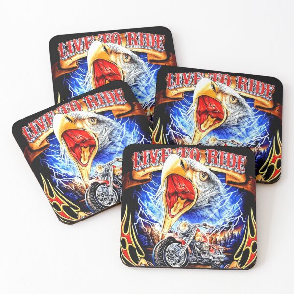 Item preview, Eagles Live To Ride Ride To Live designed and sold by UZRWRLD .