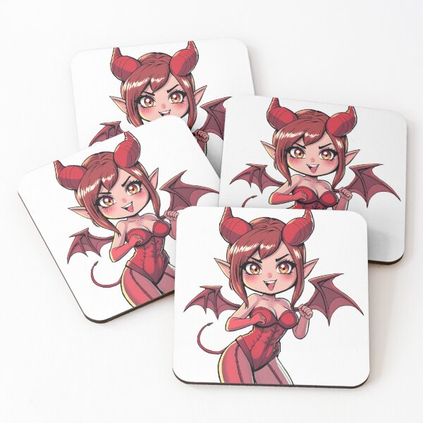 Item preview, Excited Devil Chibi  designed and sold by KnottyToons.
