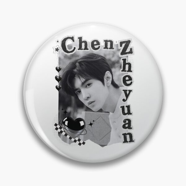 Item preview, Chen Zheyuan C-Drama Actor Black and White Collage Design designed and sold by AJUNICE STUDIO.