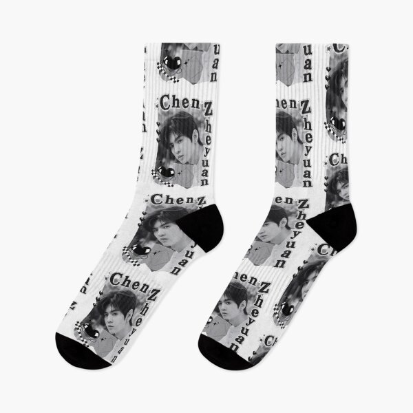 Item preview, Chen Zheyuan C-Drama Actor Black and White Collage Design designed and sold by AJUNICE STUDIO.