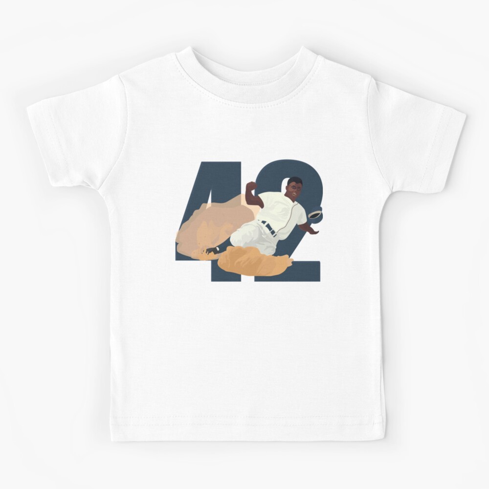 jackie robinson 42 Kids T-Shirt - TeeHex