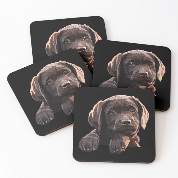Item preview, Chocolate Labrador Puppy designed and sold by Just-Arts-4U.