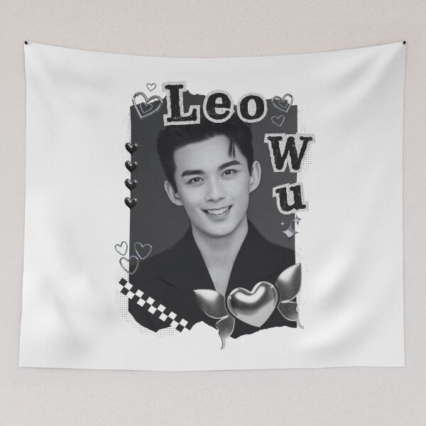 Item preview, Wu Lei C-Drama Actor Black and White Collage Design designed and sold by AJUNICE STUDIO.