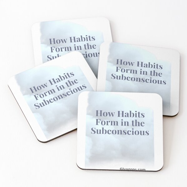 Item preview, How Habits Form in the Subconscious designed and sold by CUTESTUFFnow.