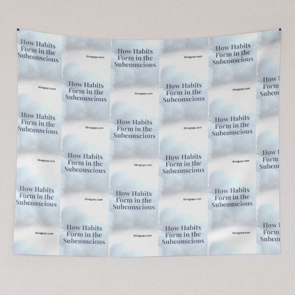 Item preview, How Habits Form in the Subconscious designed and sold by CUTESTUFFnow.