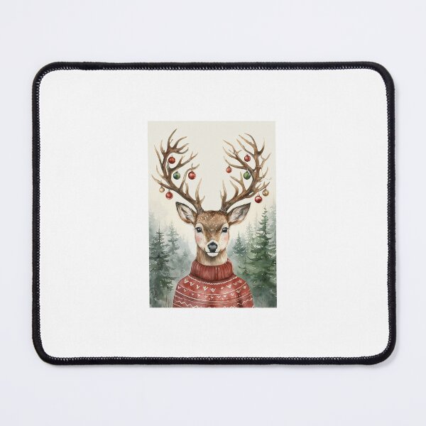 Item preview, Whimsical Deer Wearing a Sweater designed and sold by MamaHiba.