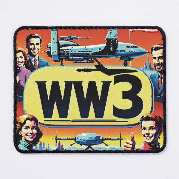 Item preview, World war 3, WW3 (radiation) designed and sold by musclebrandings.