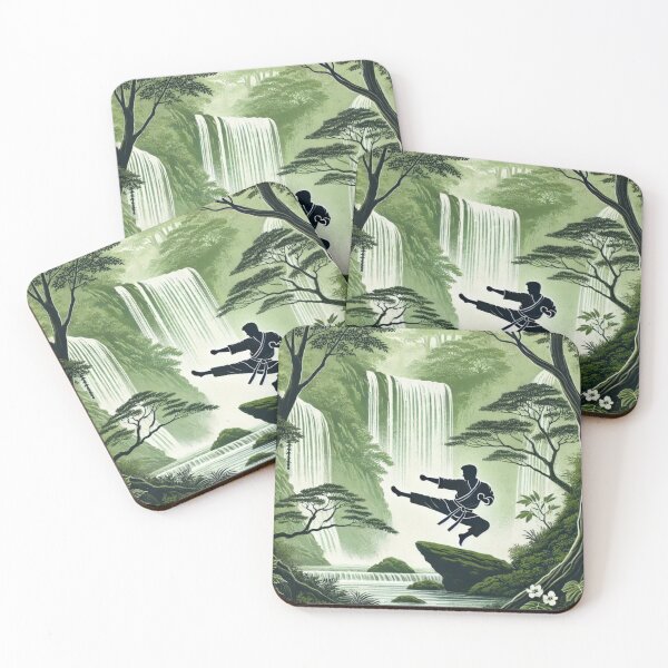 Item preview, Martial Arts Serenity by the Waterfall designed and sold by rinsetsua.