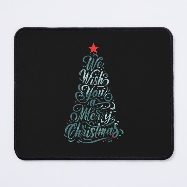 Item preview, We Wish You a Merry Christmas | Elegant Typography Tree Design designed and sold by cabana.space.