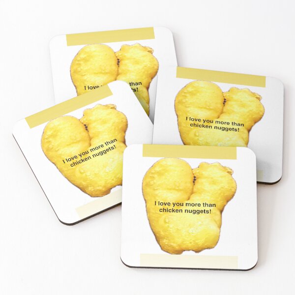 Item preview, I love you more than chicken nuggets designed and sold by Punkinchunk.