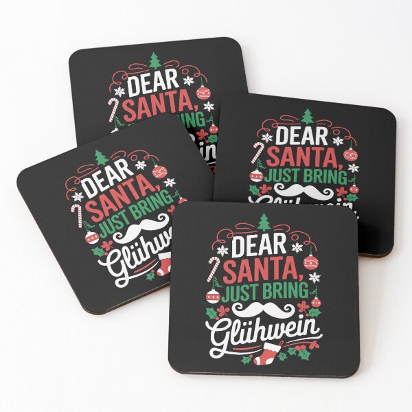 Item preview, Dear santa just bring gluhwein / festive fun  designed and sold by Krasnovaovaova.