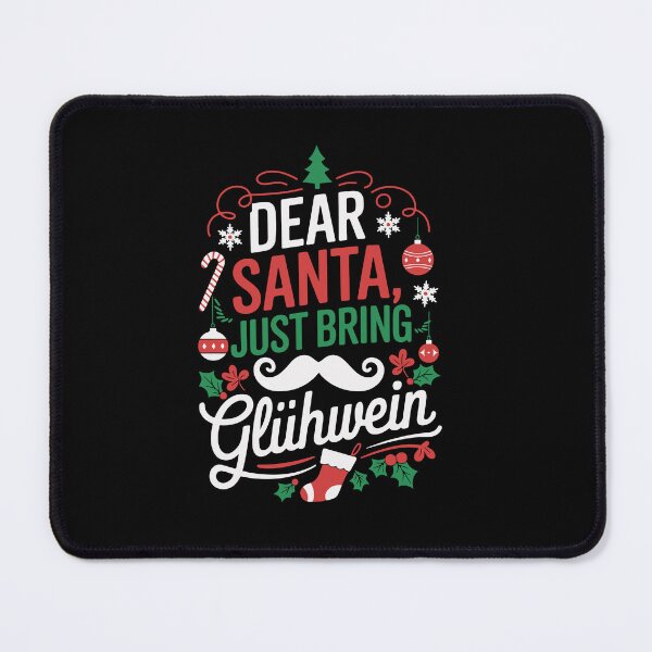 Item preview, Dear santa just bring gluhwein / festive fun designed and sold by Krasnovaovaova.